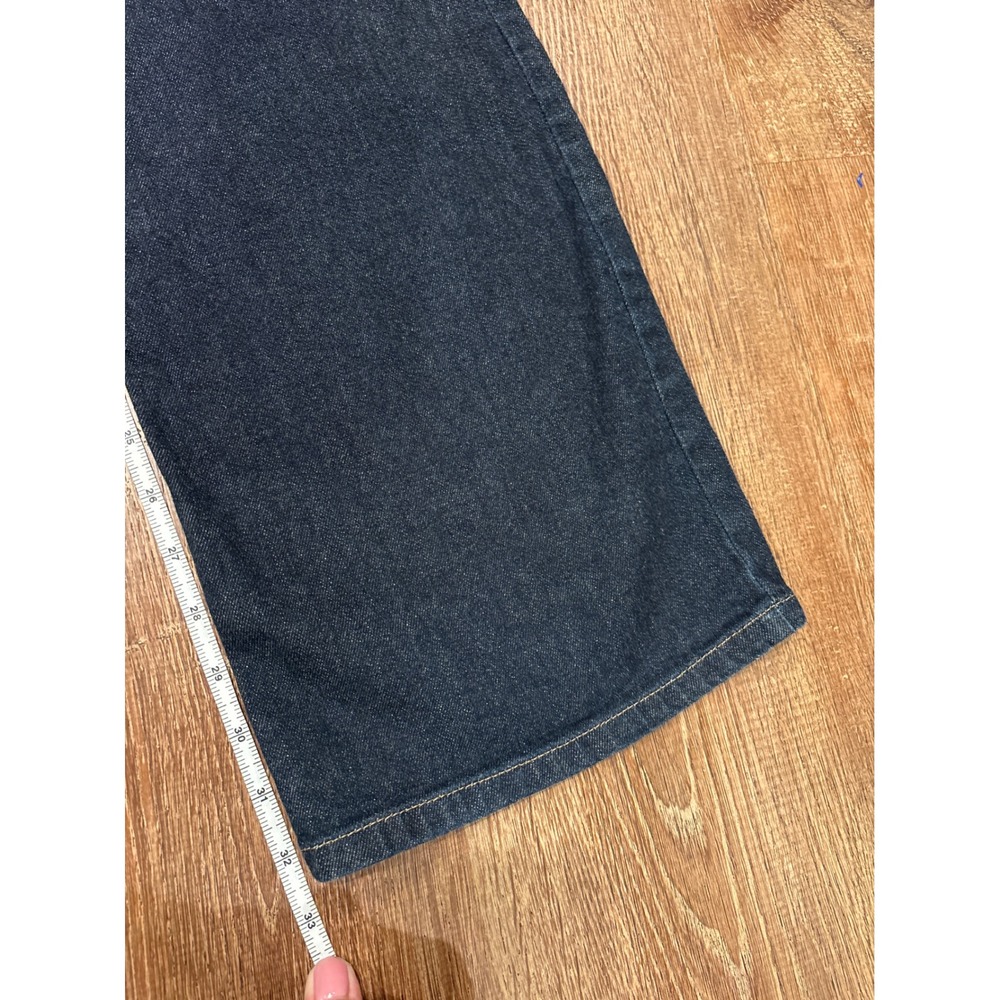 J. Jill Bootcut Jeans Womens 6 Tall Dark Indigo Blue Stretch Denim 9" rise - Picture 5 of 5